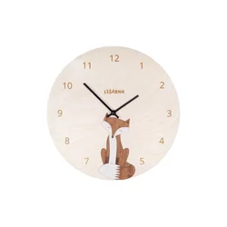 BeWooden Lesena ura Fox Clock