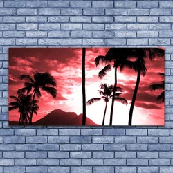 tulup.si Slika na platnu Top palm trees narava 125x50 cm