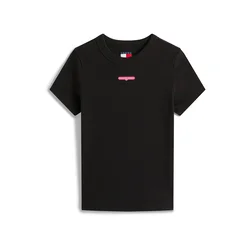 Tommy Jeans Majica rdeča/črna