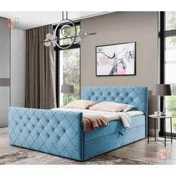 Boxspring postelja Malaga - 200x200 cm