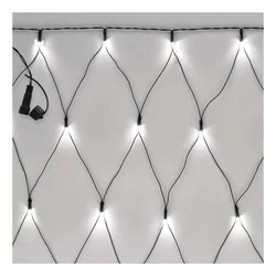 LED spoljašnja božićna svetlosna girlanda 160xLED/2x1,5m IP44 hladno bela