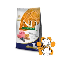 N&D Suva hrana za štence Ancestral Grain Mini Jagnjetina i Borovnica 2.5kg