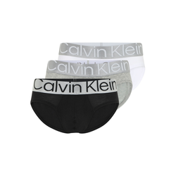 Calvin Klein Underwear Klasične gaćice, crna / bijela / siva / srebrno siva