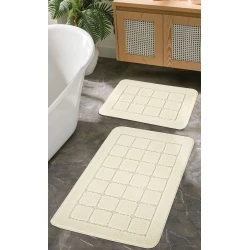 Lessentiel Maison Set Podloga za kupatilo Kareli, Krem