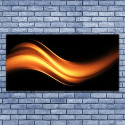 tulup.si Steklena slika Abstrakcija graphics 140x70 cm 4 obešalnika