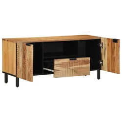 TV ormar s ladicama Smeđa 105 x 33 x 46 cm Čvrsto drvo manga