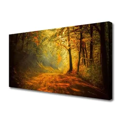 tulup.si Slika na platnu Forest lane drevesa narava 100x50 cm