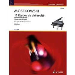 MOSZKOWSKI:15 VIRTUOSE ETUDEN OP.72