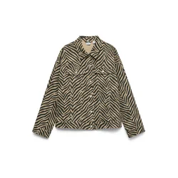 VERO MODA Prehodna jakna VMTESSA svetlo rjava / črna
