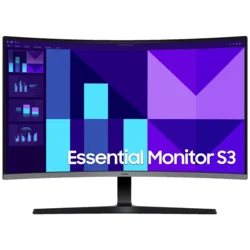 Samsung monitor LS32D396GAUXEN, 32, zakrivljeni, FullHD, Essential S3, HDMI, VGA, crni