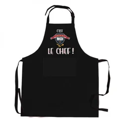 Predpasnik iz recikliranega bombaža 72 x 90 cm, Le Chef