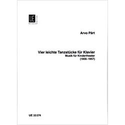 PART:VIER LEICHTE TANZSTUCKE KLAVIER