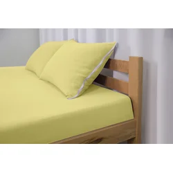Manjatex Čaršaf sa lastišem, Za dušek od 25cm, 140x200cm, Žuti