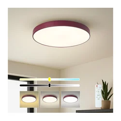 Brilagi-LED s prigušiva plafonsko LED svetlo POOL LED/60W/230V 3000-6000K 50 cm bordo + daljinski upravljač