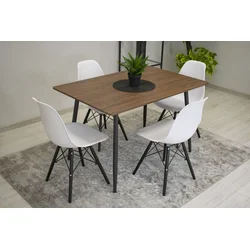 ModernHome Set trpezarijskih stolica Milano, 4 komada, Beli