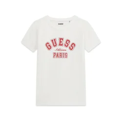 Guess Majica J6RI41 J1314 Bela Regular Fit