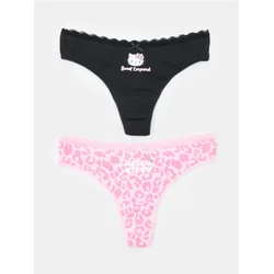 Sinsay - Pamučne tange – pakovanje od 2 komada Hello Kitty - šareno