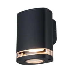 Kanlux 38884 - Spoljašnja zidna svetiljka ZEVI 1xGU10/10W/230V IP54 crna