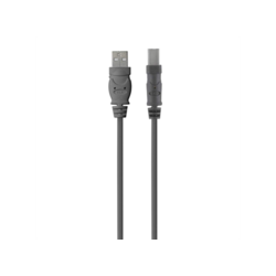 Belkin USB 2.0 A - USB 2.0 B, 4.8m USB cable USB A USB B Grey