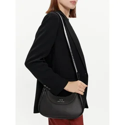 Torbica Armani Exchange črna barva