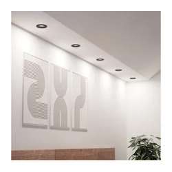 Eglo 902266 - komplet od 5 LED ugradnih spot svetala BARRANCO LED/4,8W/230V, crne