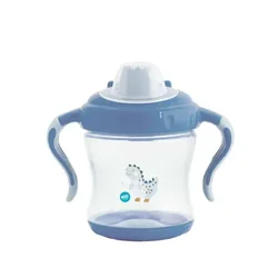 ELFI Neprosipajuća šolja sa tvrdim piskom i poklopcem FANTASY 250 ml plava