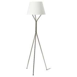 BLÄNKFYR Podna lampa, niklovano