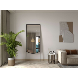 HANAH HOME Metalno ogledalo Econo Black
