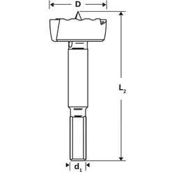 Sveder Forstner 27 mm
