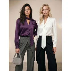 Sinsay - Bluza sa dekorativnim vezanjem - belo