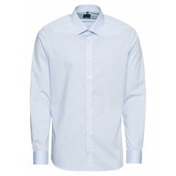 OLYMP Poslovna srajca Level 5 Chambray, modra