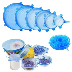 V2 Shop Set rastegljivih poklopci za svežu hranu, 6 komada