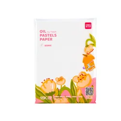 PAPIR ZA CRTANJE ULJANIM PASTELIMA DELI A4 - 20 lista - beli
