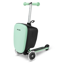 micro otroški skiro s kovčkom luggage junior mint