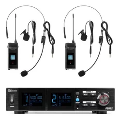 POWER DYNAMICS BREZŽIČNI MIKROFONI SET 2 x bodypack PD522B