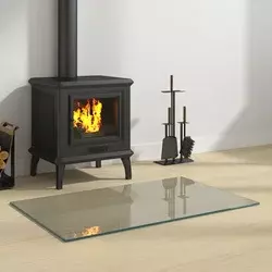 Staklena ploča za kamin *Transparent*an 80 x 50 cm Stakl