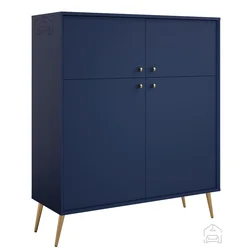 Komoda Rose 10 4D - modra