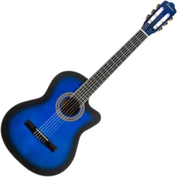 Pasadena PCC-10 4/4 Blue Burst Klasična kitara (Kot novo)