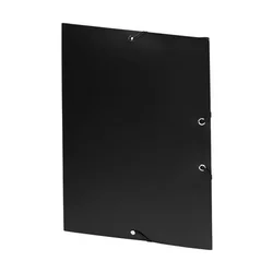 Viquel Fascikla PVC sa gumicom 230x320x15mm crna ( H043 )