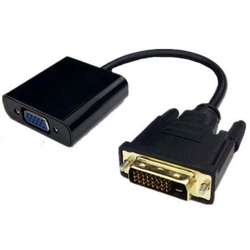 E-GREEN Adapter DVI-D (M) - VGA (F) crni