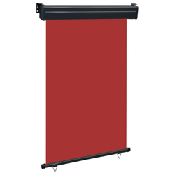 Balkonska bočna tenda 125 x 250 cm crvena