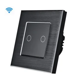 Exeshop 2g wi-fi pametni prekidačI al crni (WiFi touch switch) ( ss025 )