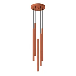 Sollux SL.1528 - Luster na sajli PASTELO 5xG9/8W/230V crvena