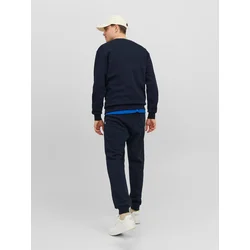 JACK & JONES Majica JJEBradley temno modra