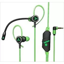 LENOVO Slušalice za igre, surround 7,1 V/mikrofon, zelene, hs-10