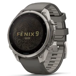 Garmin Fenix 9 Pro Solar inReach multisport GPS sat 47 mm, titanijum, sivi