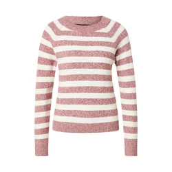 VERO MODA Pulover VMDoffy pegasto rdeča/bela