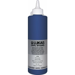 Lukas Cryl Studio Plastic Bottle Akrilna barva Phthalo Blue 500 ml 1 kos