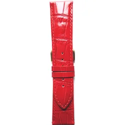 Kožni kaiš 24mm Crvena boja 24.96