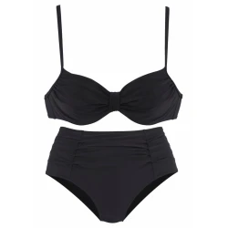 LASCANA Bikini, črna